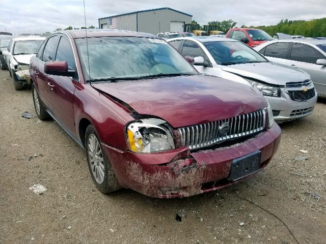 1MEFM42146G602815 - 2006 MERCURY MONTEGO PR 勃艮第红 照片 1