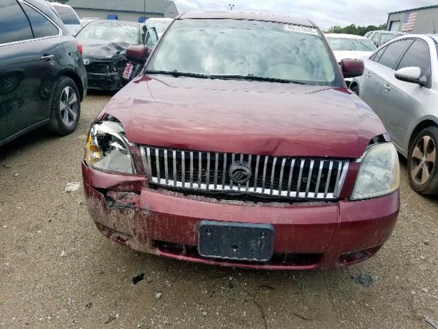 1MEFM42146G602815 - 2006 MERCURY MONTEGO PR 勃艮第红 照片 9