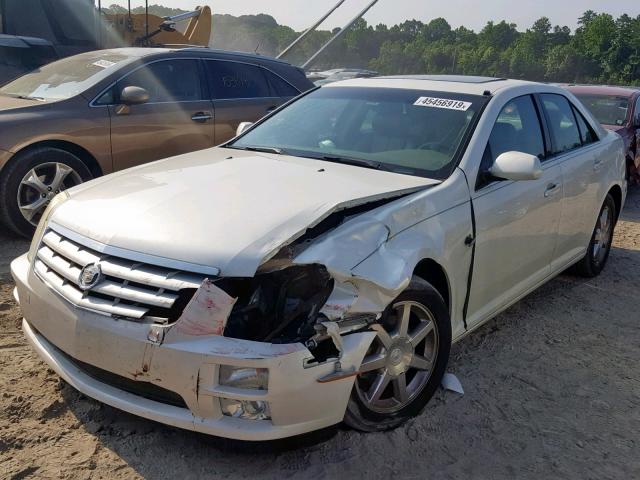 1G6DC67A350184001 - 2005 CADILLAC STS WHITE photo 2