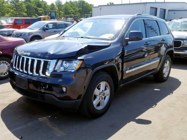 1C4RJFAG4DC639893 - 2013 JEEP GRAND CHER BLACK photo 2