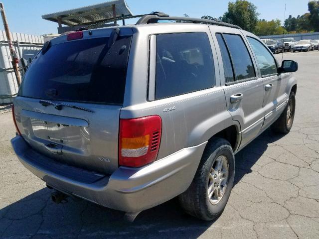 1J4GW68N5XC545324 - 1999 JEEP GRAND CHER GRAY photo 4