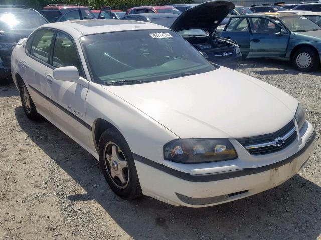 2G1WH55KX19136632 - 2001 CHEVROLET IMPALA LS WHITE photo 1