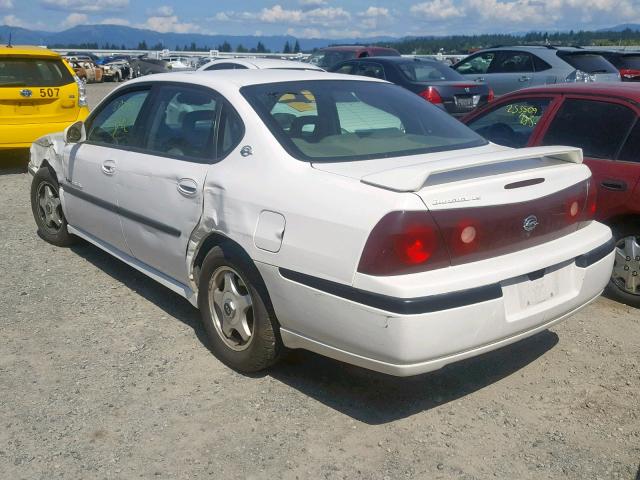 2G1WH55KX19136632 - 2001 CHEVROLET IMPALA LS WHITE photo 3