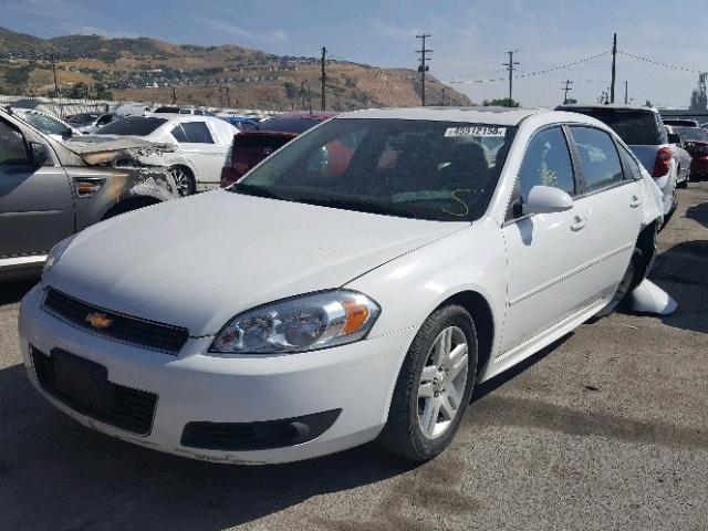 2G1WG5EK7B1303368 - 2011 CHEVROLET IMPALA LT WHITE photo 2