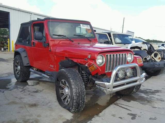 1J4FA44S46P762039 - 2006 JEEP WRANGLER / RED photo 1