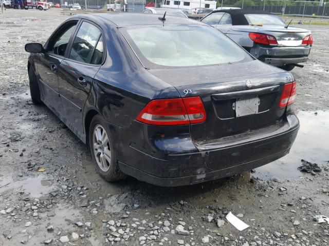 YS3FD49Y371133346 - 2007 SAAB 9-3 2.0T BLACK photo 3