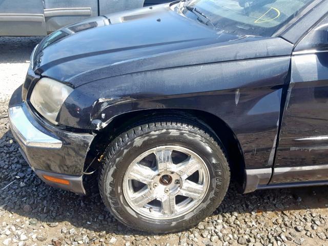 2C8GF68474R597522 - 2004 CHRYSLER PACIFICA BLACK photo 9