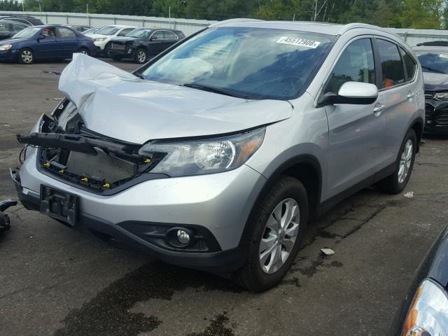 5J6RM3H76CL011029 - 2012 HONDA CR-V EXL GRAY photo 2