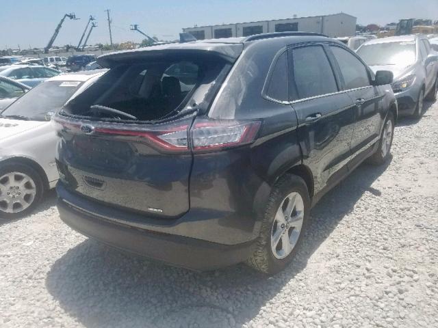 2FMPK3G97JBB51704 - 2018 FORD EDGE SE GRAY photo 4