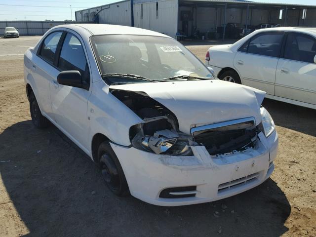 KL1TD56638B003413 - 2008 CHEVROLET AVEO BASE Ақ фото 1