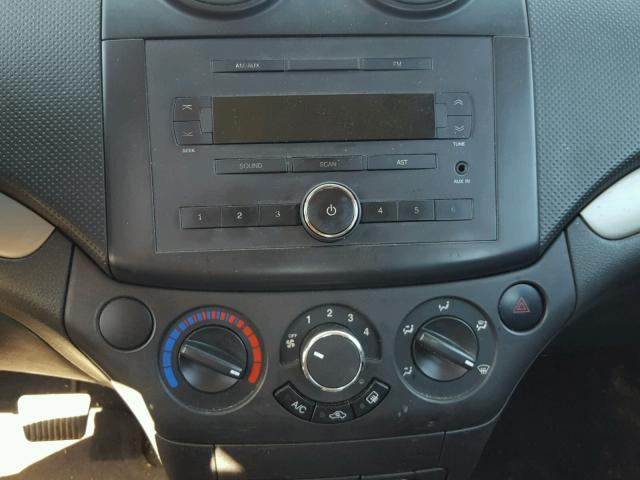 KL1TD56638B003413 - 2008 CHEVROLET AVEO BASE Ақ фото 9
