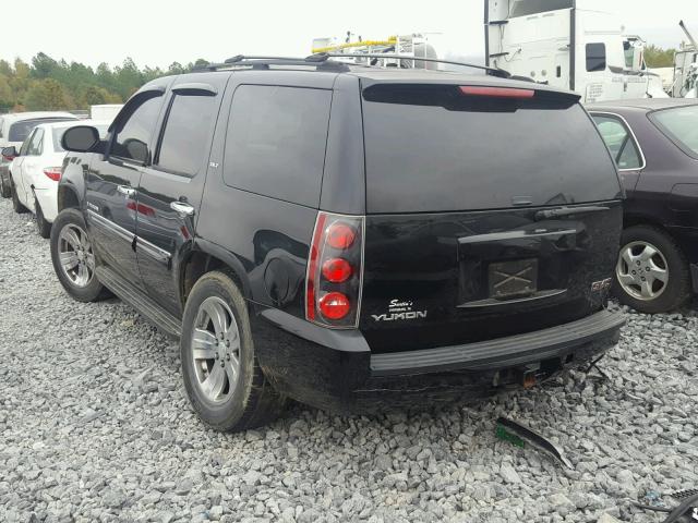 1GKFK130X7J118717 - 2007 GMC YUKON BLACK photo 3