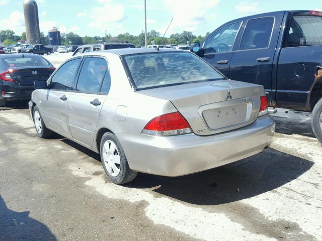 JA3AJ26E14U025048 - 2004 MITSUBISHI LANCER ES GRAY photo 3