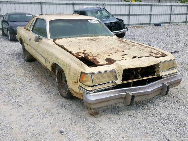 XS22G8R227931 - 1978 DODGE MAGNUM CREAM photo 1