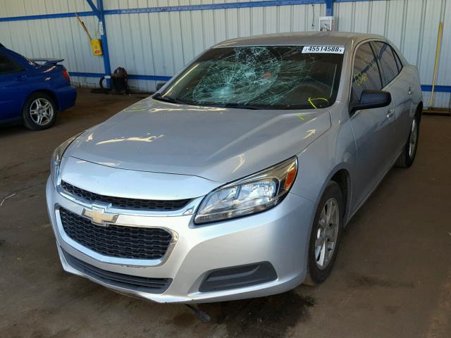 1G11A5SL6EF155932 - 2014 CHEVROLET MALIBU LS 银色 照片 2