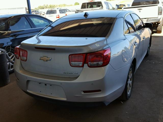 1G11A5SL6EF155932 - 2014 CHEVROLET MALIBU LS 银色 照片 4