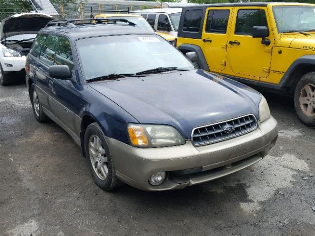 4S3BH675647612092 - 2004 SUBARU LEGACY OUT BLUE photo 1