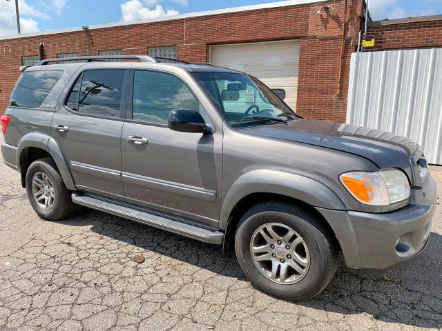 5TDBT48A17S292172 - 2007 TOYOTA SEQUOIA LI GRAY photo 1