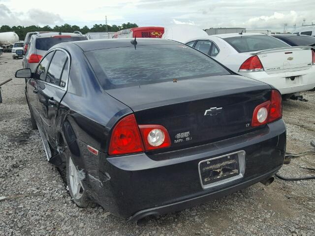 1G1ZJ57778F193642 - 2008 CHEVROLET MALIBU 2LT BLACK photo 3