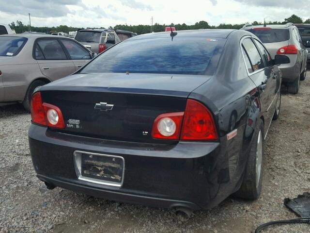 1G1ZJ57778F193642 - 2008 CHEVROLET MALIBU 2LT BLACK photo 4