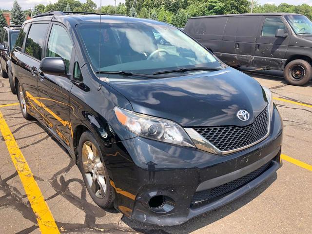 5TDXK3DC9BS172879 - 2011 TOYOTA SIENNA SPO BLACK photo 1