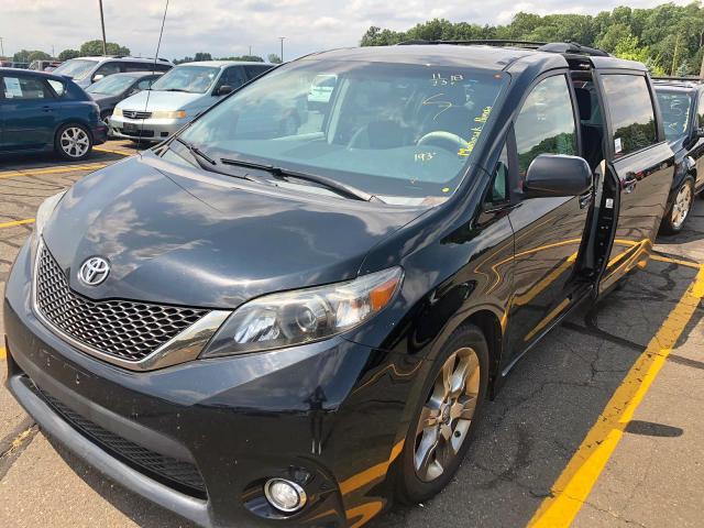 5TDXK3DC9BS172879 - 2011 TOYOTA SIENNA SPO BLACK photo 2