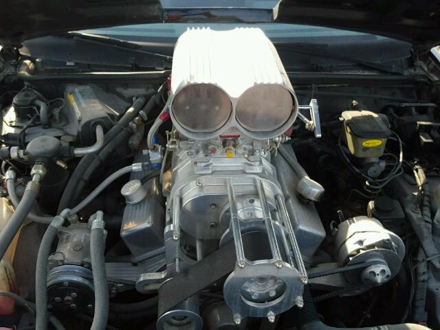 1G4GJ1174HP446017 - 1987 BUICK REGAL შავი ფოტო 7