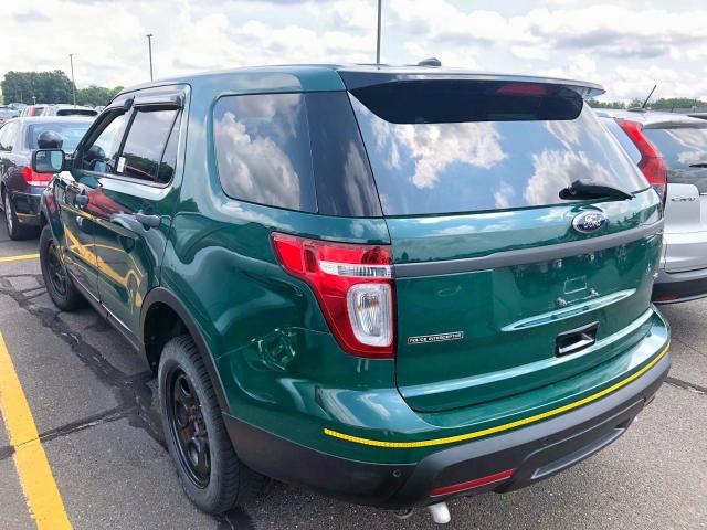 1FM5K8AR0DGB00149 - 2013 FORD EXPLORER P GREEN photo 3