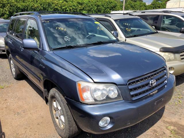 JTEHF21AX30152212 - 2003 TOYOTA HIGHLANDER BLUE photo 1