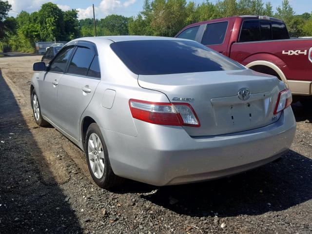 4T1BB46K19U106395 - 2009 TOYOTA CAMRY HYBR SILVER photo 3