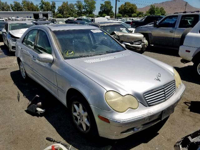 WDBRF61J22F232033 - 2002 MERCEDES-BENZ C 240 SILVER photo 1