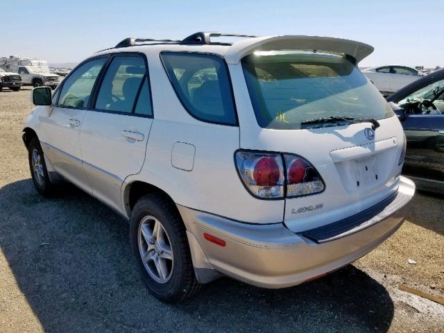 JTJGF10U920123706 - 2002 LEXUS RX 300 WHITE photo 3