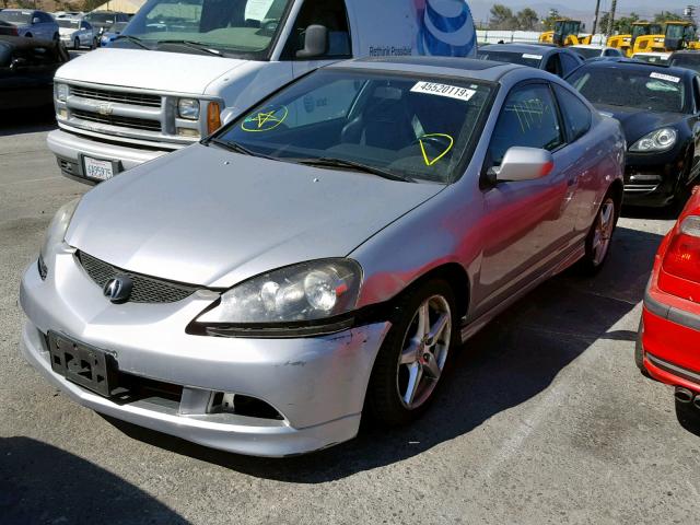 JH4DC53096S001659 - 2006 ACURA RSX TYPE-S SILVER photo 2