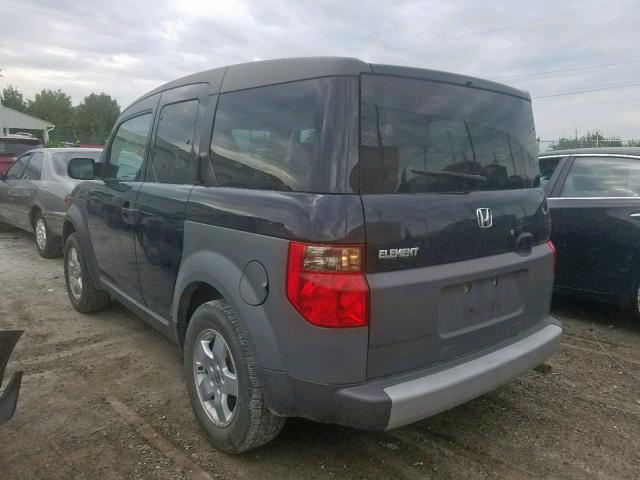 5J6YH17543L801403 - 2003 HONDA ELEMENT EX GRAY photo 3