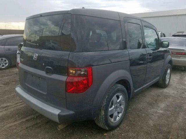 5J6YH17543L801403 - 2003 HONDA ELEMENT EX GRAY photo 4