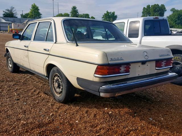 WDBAB33A2DB017136 - 1983 MERCEDES-BENZ 300 DT YELLOW photo 3