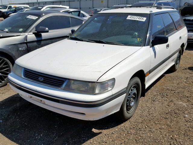 4S3BJ6322N7902797 - 1992 SUBARU LEGACY L WHITE photo 2