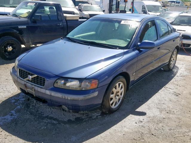 YV1RS61R312038999 - 2001 VOLVO S60 BLUE photo 2