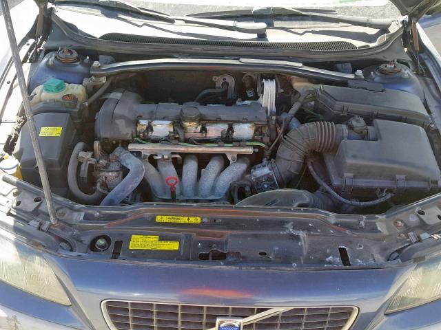 YV1RS61R312038999 - 2001 VOLVO S60 BLUE photo 7