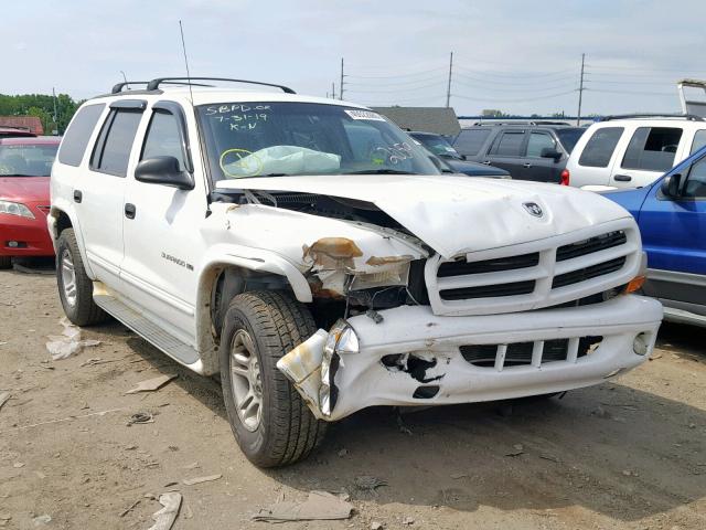 1B4HS28N11F552059 - 2001 DODGE DURANGO WHITE photo 1