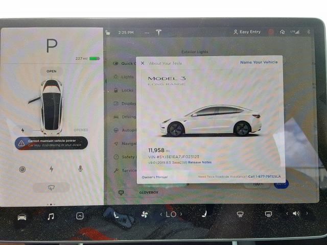 5YJ3E1EA7JF023123 - 2018 TESLA MODEL 3 WHITE photo 8