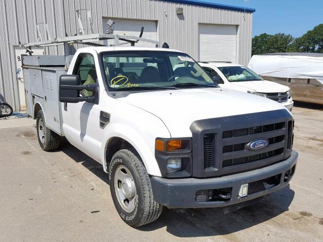 1FDSF30518EC15823 - 2008 FORD F350 SRW S WHITE photo 1