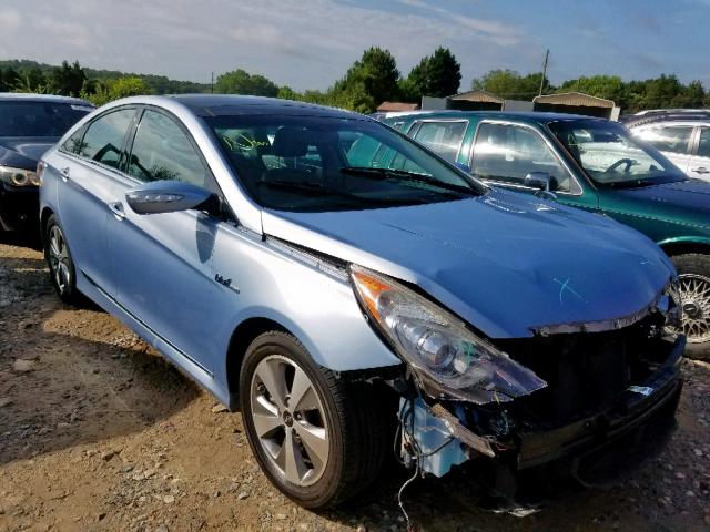 KMHEC4A48CA023610 - 2012 HYUNDAI SONATA HYB BLUE photo 1