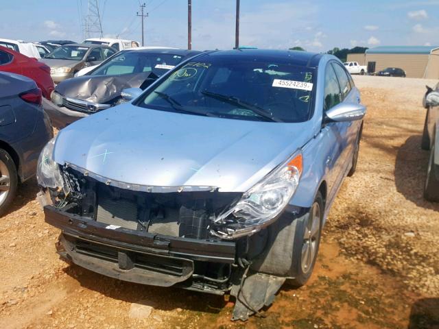 KMHEC4A48CA023610 - 2012 HYUNDAI SONATA HYB BLUE photo 2