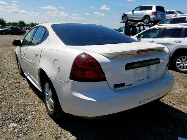 2G2WP552X61109628 - 2006 PONTIAC GRAND PRIX WHITE photo 3