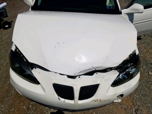 2G2WP552X61109628 - 2006 PONTIAC GRAND PRIX WHITE photo 7