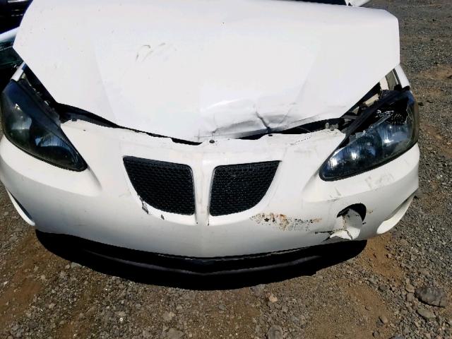 2G2WP552X61109628 - 2006 PONTIAC GRAND PRIX WHITE photo 9