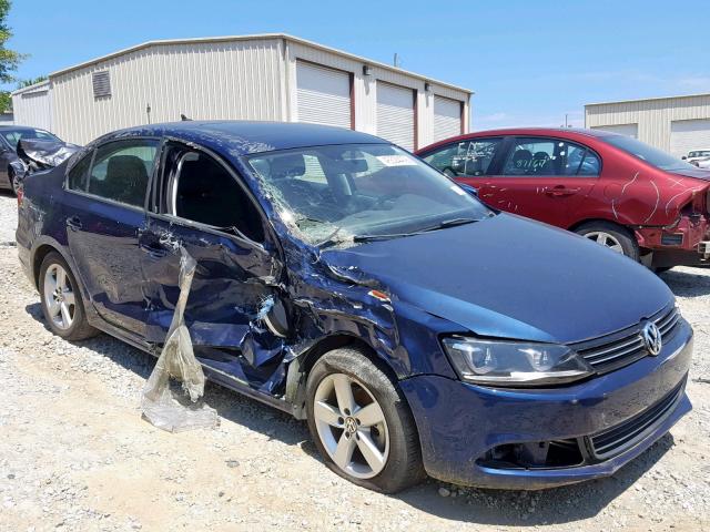 3VW3L7AJ8BM032020 - 2011 VOLKSWAGEN JETTA TDI BLUE photo 1