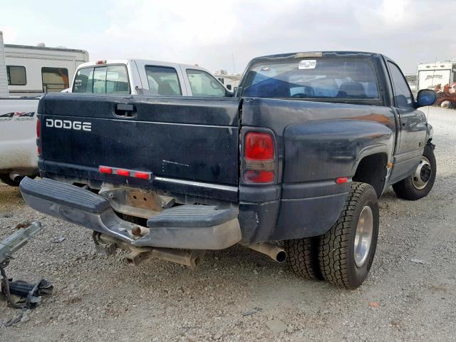 3B7MC3662WM277891 - 1998 DODGE RAM 3500 BLACK photo 4