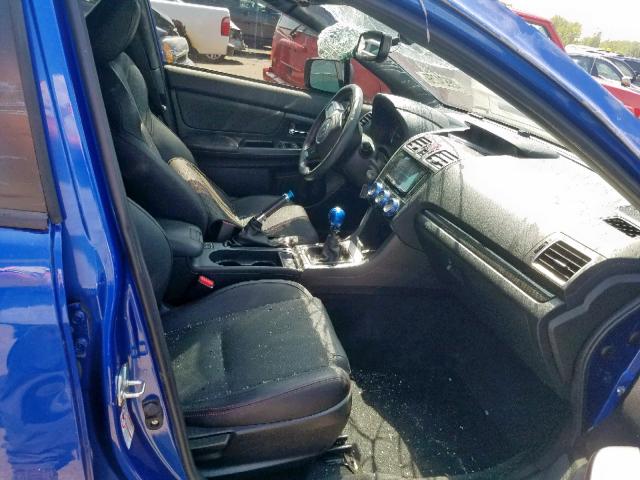 JF1VA1J69G9826238 - 2016 SUBARU WRX LIMITE BLUE photo 5